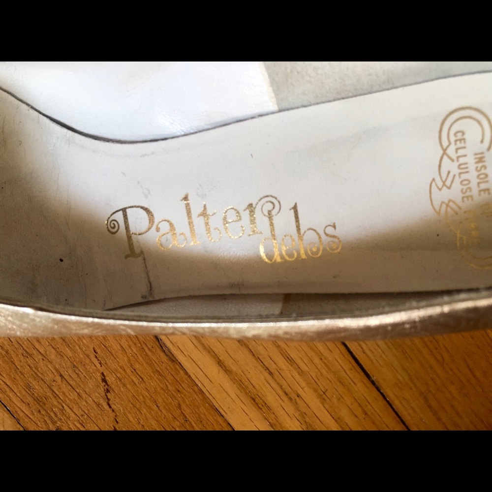 50s/60s Vintage Palter Debs Gold Heels - Picture 11 of 11